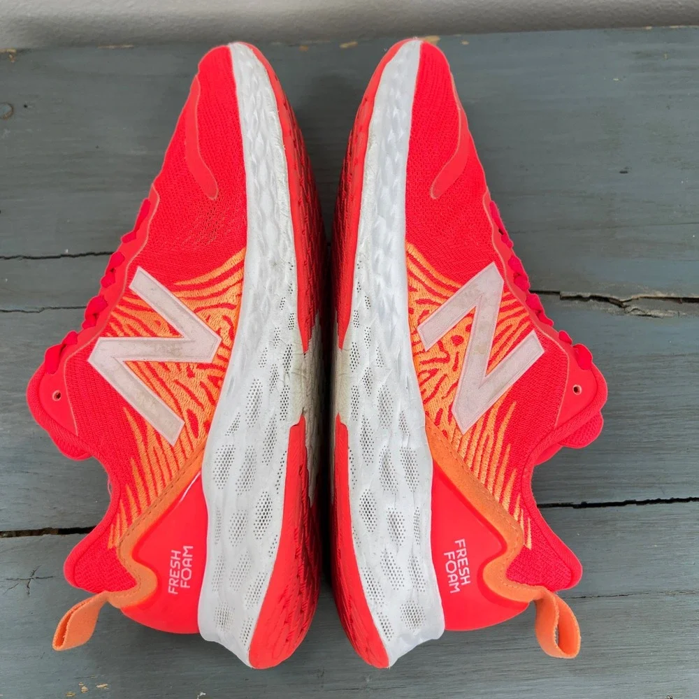 New Balance Fresh Foam Tempo Neo Flame Red Orange Running Shoes WTMPOCP Womens 8